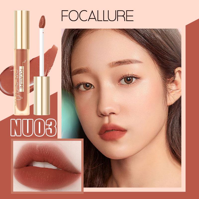 Son Bóng Nhung Mờ, Không Thấm Nước, 24 Giờ, Dưỡng Ẩm Lâu Trôi, Nhẹ, Sắc Tố Cao, Son Môi Dạng Lỏng, Mỹ Phẩm Trang Điểm 4