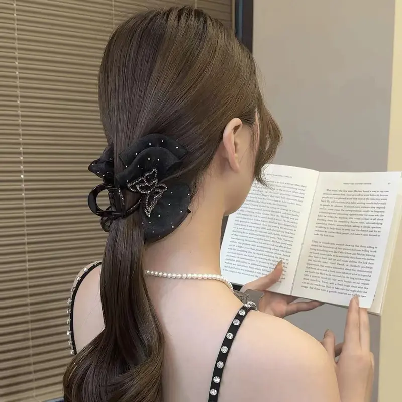 Kẹp Tóc, Thiết Kế Sang Trọng Thanh Lịch Và Giá Cả Phải Chăng, Phong Cách Người Nổi Tiếng Trên Internet, Hình Nơ Và Bong Bóng, Kẹp Tóc Thìa Sau Đầu 3