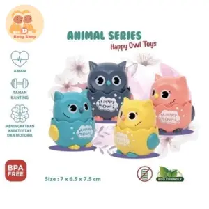 Daebak Mainan Anak Burung Hantu Owl Bisa Jalan Tanpa Baterai