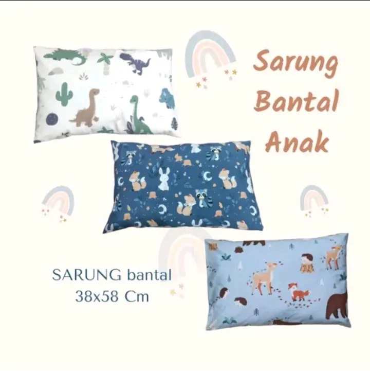 Sarung Bantal Balita 38x58 cm Size Restking Junior