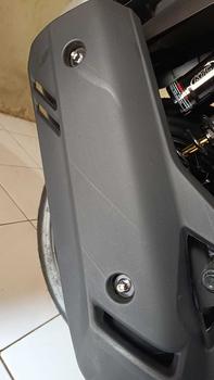 Product Review of Baut Probolt sett tameng/cover knalpot vario pcx beat scoppy mio dll, stainless original Heng Thailand, harga untuk 2 baut from D**u 0