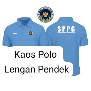 KAOS SERAGAM PENDEK BERKERAH SPPG - BAJU BERKERAH PENDEK SPPG - SERAGAM BADAN GIZI NASIONAL - BAJU SERAGAM BGN PENDEK - SERAGAM SPPG MURAH //KAOS SPPG - Baju Berkerah SPPG Free Nama - BAJU KERAH SPPG - BAJU SPPG