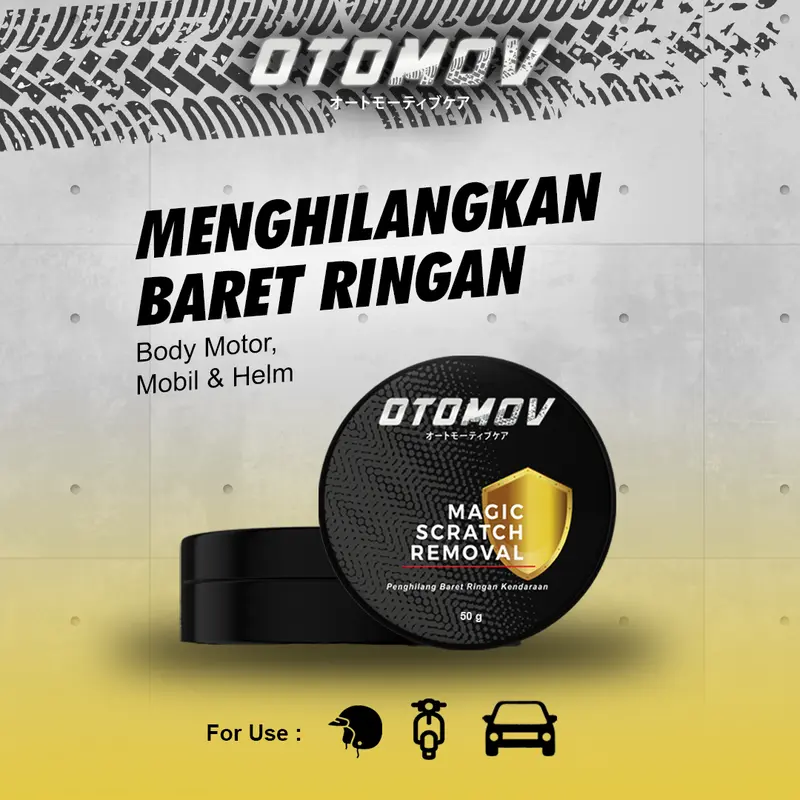 OTOMOV Magic scratch removal [50 gr] - penghilang baret - penghilang goresan body mobil/motor/helm 0