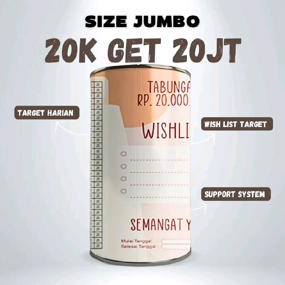 20 RB target 20 juta
