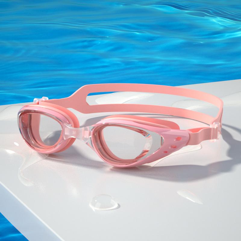 [MCPINK] Kacamata Renang Dewasa Anti FOG - Leakproof - Anti UV - Pastel color pink (FREE HARDCASE PREMIUM) 0
