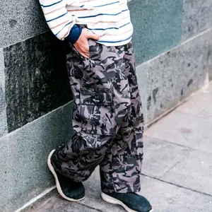 celana cargo army anak laki-laki bahan tebal premium anti luntur celana panjang anak motif army Fashion terlaris kantong 4 celana anak usia 6-17 tahun