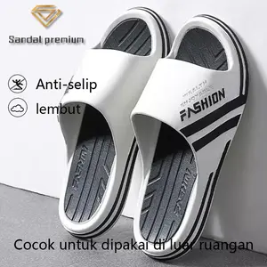 Sendal Selop Pria Dewasa Musim Panas 2026 Baru, Anti Slip Anti Bau, Sol Tebal Empuk, Nyaman Dipakai Sehari-Hari, Cocok Untuk Rumah, Kamar Mandi, Dalam Ruangan