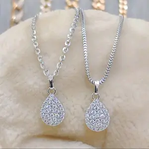 Kalung kualitas import motif CXDFR liontin labu silver titanium anti karat917 Kulit Perhiasan