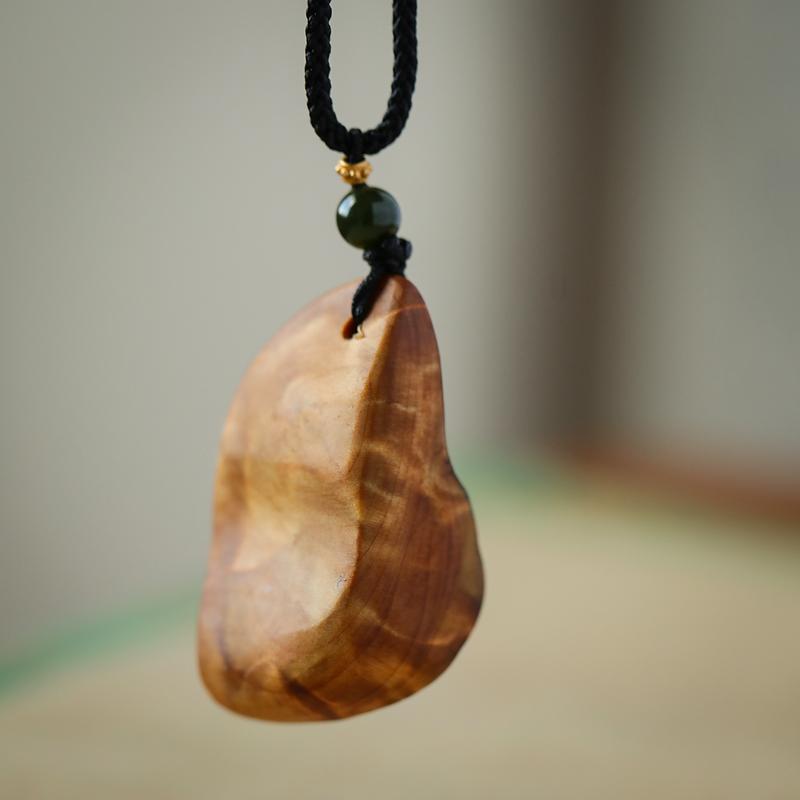 Product Introduction of Benmu New Chinese Design Thuja Weathered Pendant YBDZ 20240626-025G 2