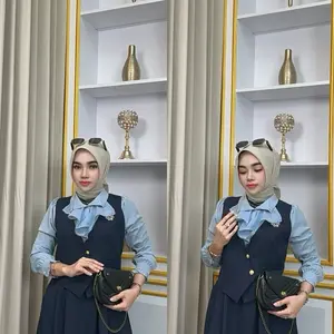 Bellalunabutik - Madina Dress Wanita Motif Premium New 2025