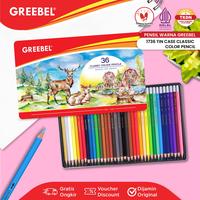 Gambar GREEBEL Pensil Warna / 12 Warna Classic Color Tin Case (1712) / Colored Pencil / Warna Lebih Nyata - 1712 ( 12 WARNA) dari GREEBEL Kota Administrasi Jakarta Barat 5 Tokopedia