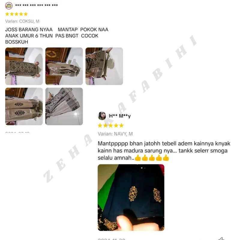 ZEHA - Sarung Instan Anak Laki Laki Usia 2 - 12 Tahun - Setelan Koko  Sarung Instan  Bahan Rayon Katun Poli Karet Pinggang Melingkar Nyaman di pakai 7