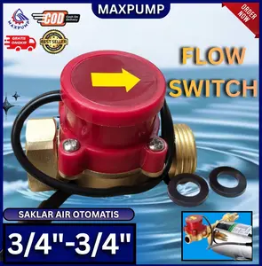 MAXPUMP Flow Switch 3/4" x 3/4" Otomatis Pompa Air Otomatis Boster Pump Ready Stock Saklar Otomatis Pompa Air Booster & Biasa Otomatis Elektrik 3/4" Sensor Otomatis Pompa Air Dorong Booster