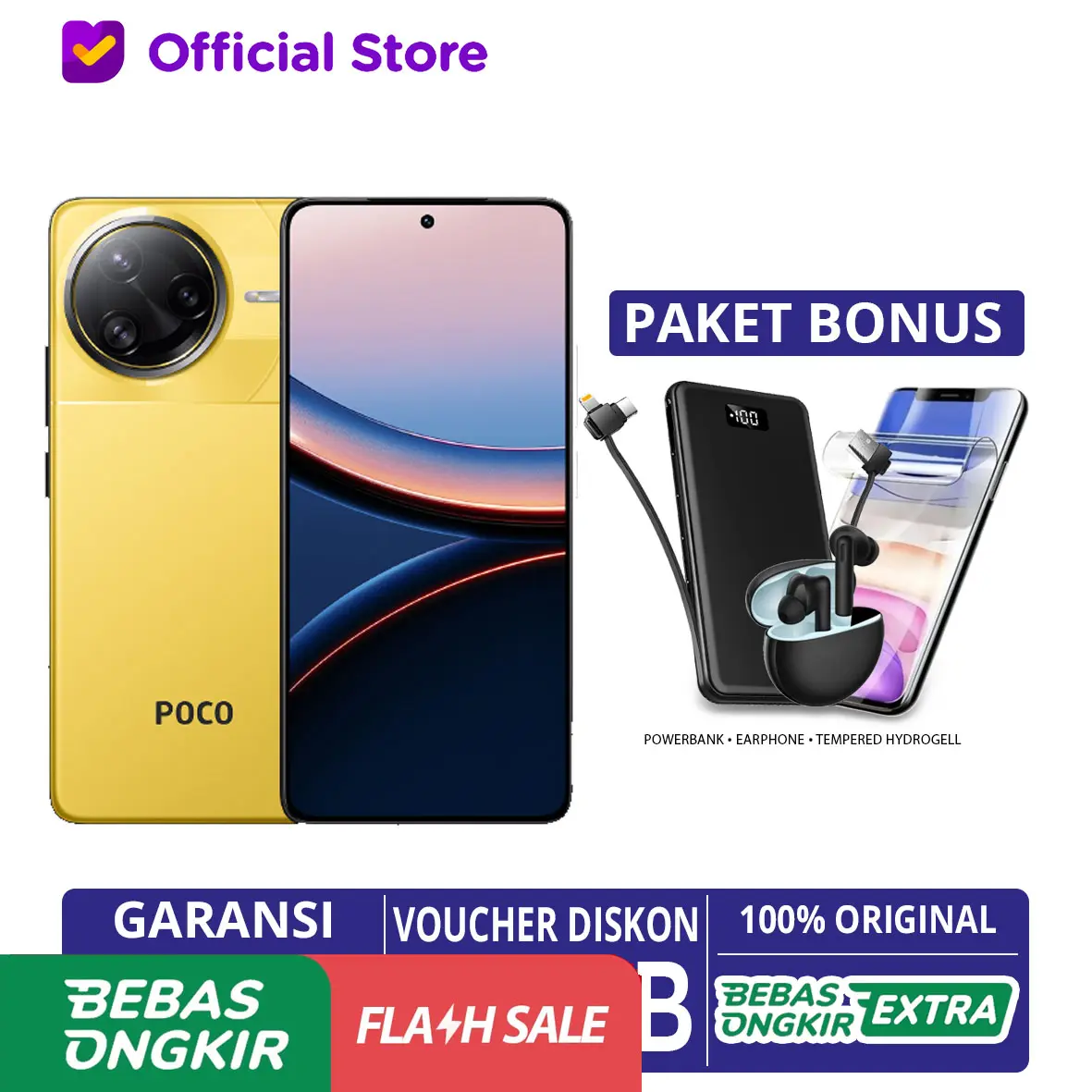 POCO F7 Ultra 5G 16/512GB 12/256GB Snapdragon 8 Elite Garansi Resmi Xiaomi Indonesia