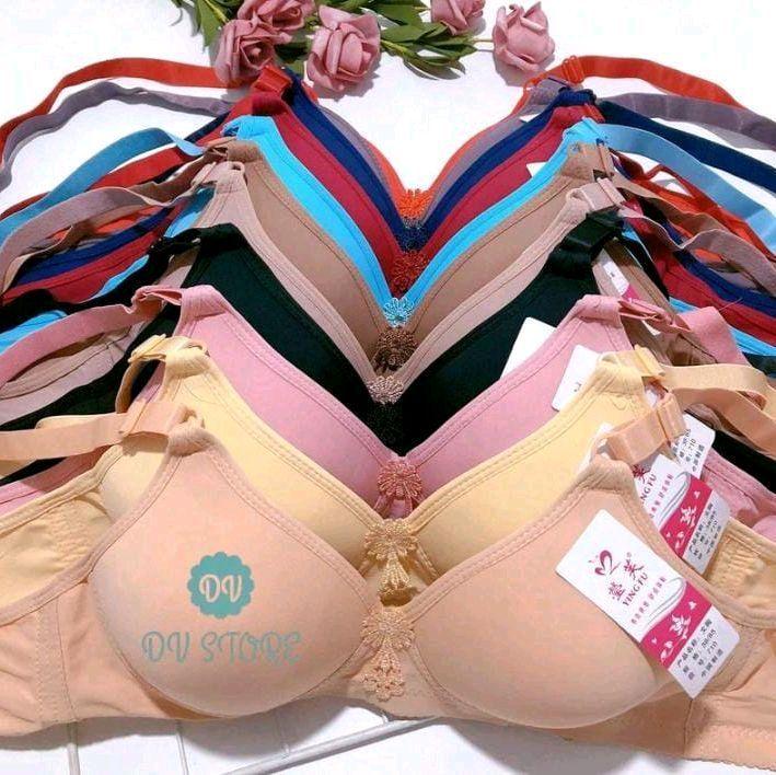 Cuci Gudang Bra (Paket 12 PCS)  BH TERBARU//TANPA KAWAT/BAHAN SANGAT HALUS//BH STIK//MEREK YUNITA. BH UKURAN JUMBO TANPA BUSA//TERBARU DAN TERLARIS AMANAH.