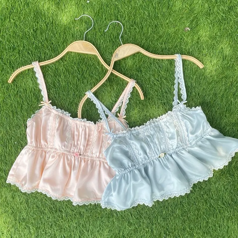 Miki Top - [Có big size] Áo babydoll phối ren và hoa cổ điển vintage | BigBuy360 - bigbuy360.vn