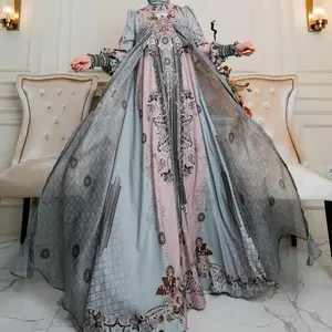 Baju Set dress mewah glamour sultan edisi raya bisa bayar di tempat cod Muslim