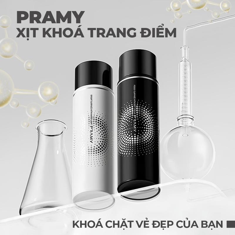Product Introduction of [SIZE NHỎ] PRAMY Xịt Khoá Nền Cố Định Lớp Trang Điểm Dịu Nhẹ Dưỡng Ẩm Không Bết Dính 30ml 4