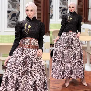 Kebaya Janggan Crop Fukuro Kombinasi Rok Batik Angking Queenbee Fashion Wisuda Bridesmaid Free Bross Cantik Kondangan Gaun Panjang Wanita Formal