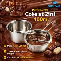 Gambar Panci Leleh Cokelat Keju 2in1 Melting Chocolate Pot 400ml dari Paringgo Shop Kota Administrasi Jakarta Barat 1 Tokopedia