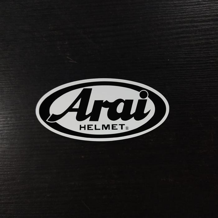 arai helmet logo - Contour-X Snake Aerodynamic rear spoiler with one piece exhaust function Arai Helmet Sticker Logo Print
