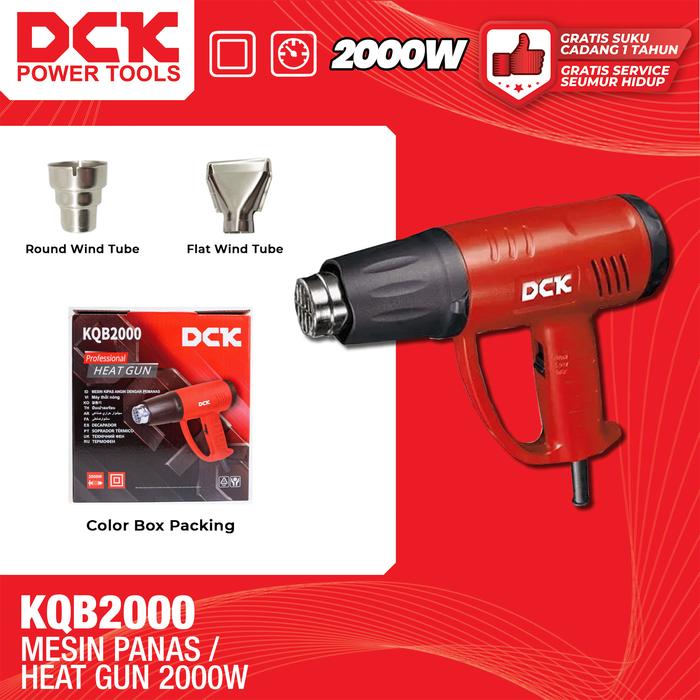 Gambar DCK Mesin Pemanas Suhu / Heat Gun 2000 Watt KQB2000 dari DCK Power Tools Indonesia Kota Administrasi Jakarta Barat Tokopedia