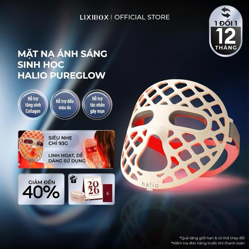  Mặt Nạ Ánh Sáng Halio PureGlow Ultralite Silicone LED Chăm Sóc Da Hỗ Trợ Cải Thiện Da  Face Mask mặt  nạ 