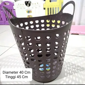 kranjang baju bulat, kranjang loundry bulat, kranjang baju kotor bulat