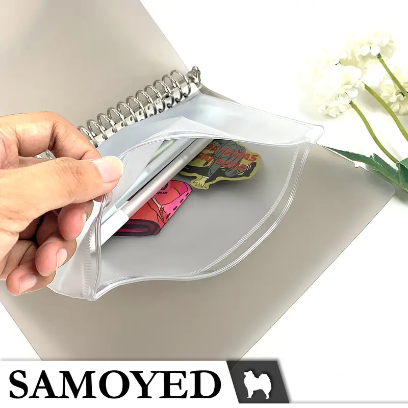 Kantong / Zip / Zipper / Ziplock Pocket / Bag for Binder Note / Loose Leaf A5 Samoyed ZPBN-11 3