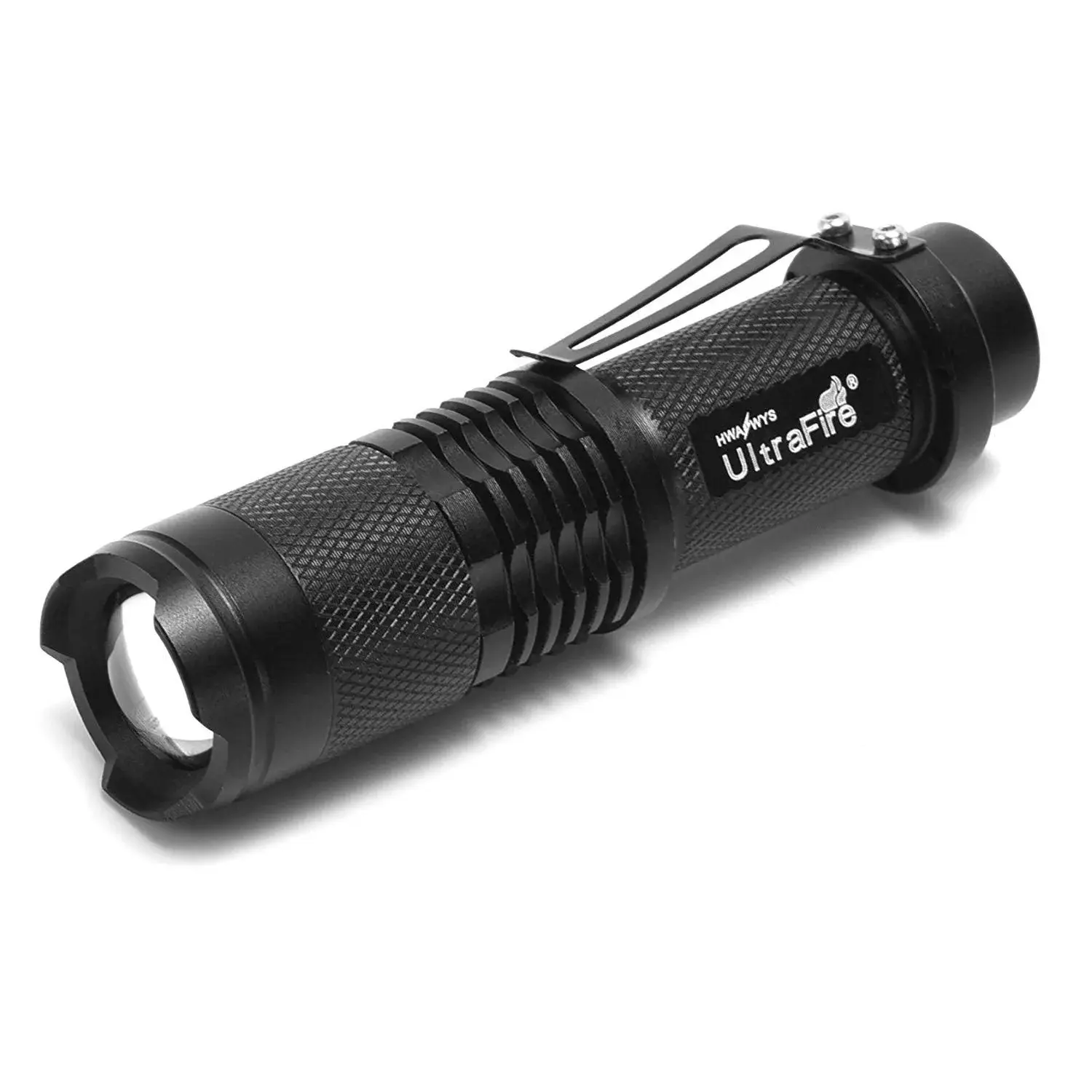 UltraFire SK98 Tactical Mini Flashlight Super Bright 800 Lumens Adjustable Focus 5 Light Modes Perfect for Camping Fishing Night Riding