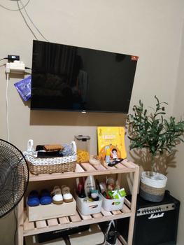 Product Review of Wooden Shelf 80 cm Rak Kayu Rak Sepatu Rak Susun Serbaguna from C**i 0
