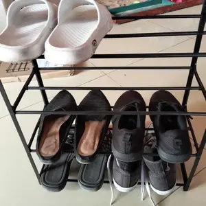 POL - Rak Sepatu Sendal Mini Cino Plastik 4 Susun