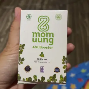 Mom Uung ASI Booster 60 Kapsul - ASI 2,6x Lebih Deras dan Berkualitas - Pelancar ASI