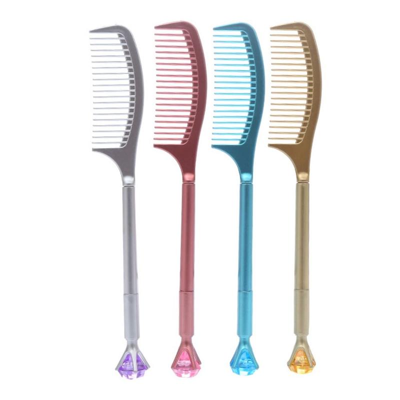 Student Stationery Creative Comb Shape Gel Pen with Comb Funny - TikTok ...