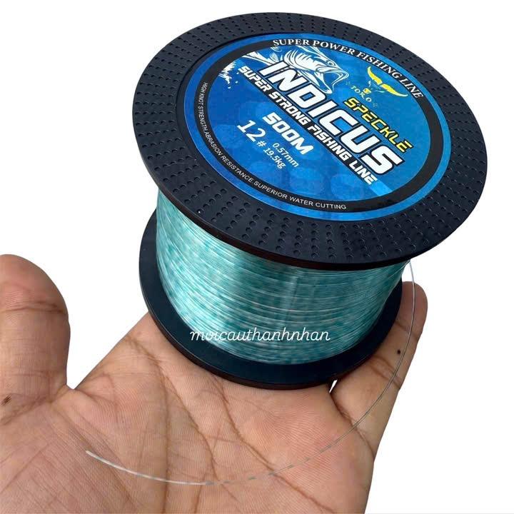 Cước Câu Cá TORO INDICUS 500M Màu Xanh Nước Rêu