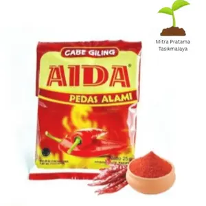 Cabe Bubuk Aida 25gr Cabai Giling Merk Aida 1 Pcs