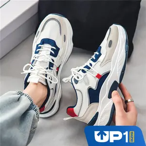 Luckyfanstore Sepatu Sneakers REFLECT Hitam Putih Casual Sports - E13 Pria Shoes Running Kasual
