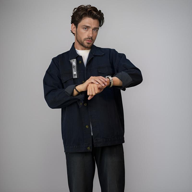 Product Introduction of Áo khoác jeans màu hè vừa vặn - Phong cách sang trọng ngầu 11