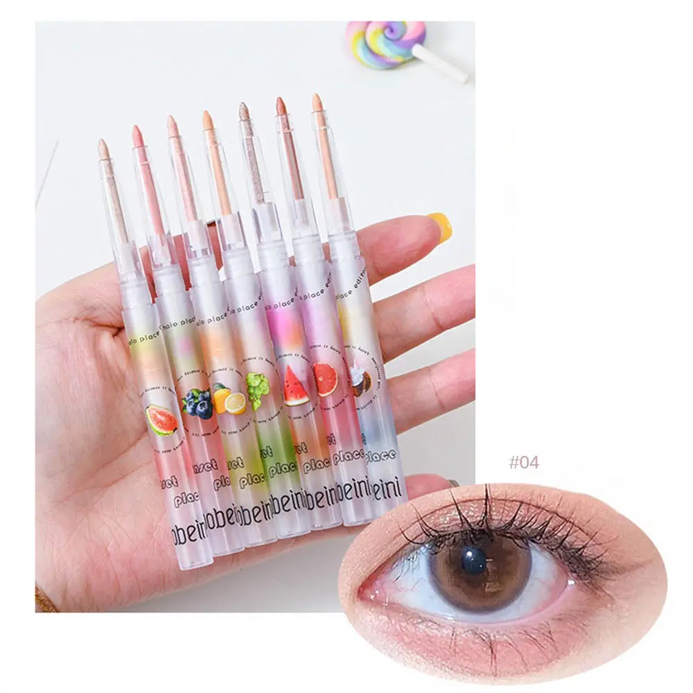 Shiny Glitter Eyeshadow Pen Diamond Eyes Pencil Eyeliner Pearlescent Matte Highlight Pen Brighten Lying Silkworm Pen Cosmetics