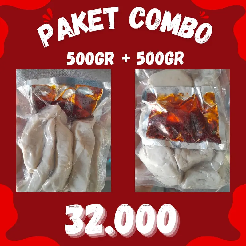 [BASRENG 500GR + OTAK OTAK 500GR] GRATIS CHILI OIL 0