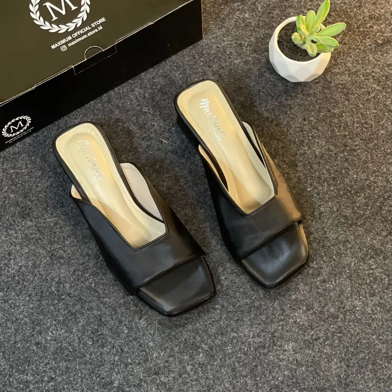 MS - Seylina Sandal Heels Wanita 5 CM / Sandal Hak Tahu Wanita Sendal sandal  wanita 1