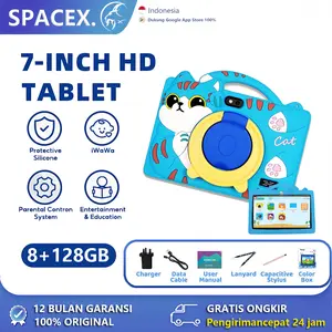 Spacextab Tablet Anti Radiasi Anak C12 8GB+128GB 7.1inch Layar Tablet  Tab layar definisi tinggi komputer tablet belajar hiburan kantor tablet Tablet Android Tablet Jaminan Resmi Tablet Mesin Pembelajaran