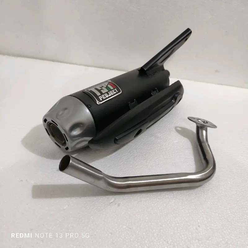 Knalpot copy Tzm Beat Scoopy Vario 125 Vario 150 Nmax Pcx Aerox Standar Racing Bass adem Baud Baut Mesin Motor Slincer Tameng Motorcycle 3