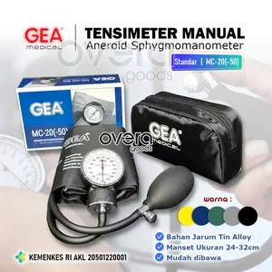 Tensimeter Aneroid GEA STANDAR MC-20 (-50) - Tensi Jarum Standard [ Overa Goods ]