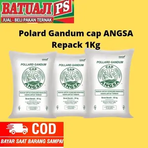 Polard Pakan Ternak Cap Angsa Repack 1kg