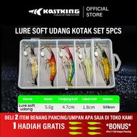Gambar KASTKING Shrimper Udang Umpan Pancing 1 Set Box (5pcsx4.7cm 5g) UMPAN UDANG BERCAHAYA KARET SOFT LURE LENGKAP KAIL KILI Lure Bait 1 Set Box Kotak Laut Ikan Mancing dari Kastking Indonesia Kab. Tangerang 1 Tokopedia