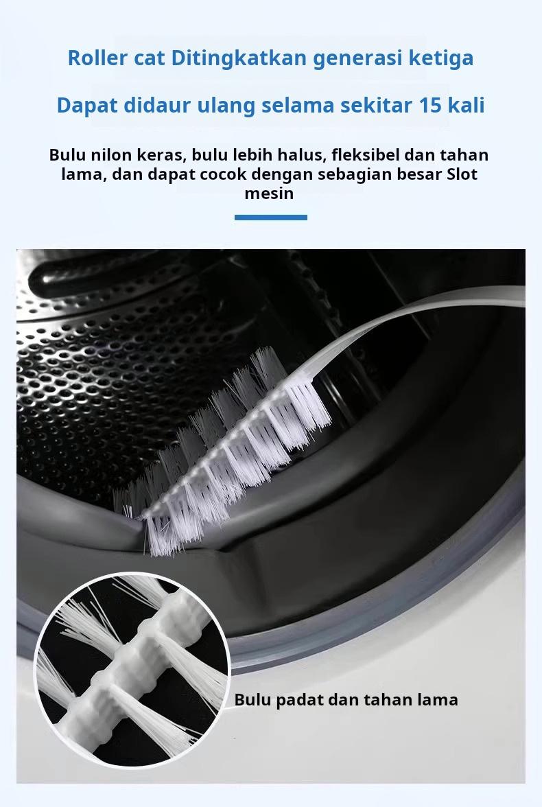 Sikat pembersih mesin cuci, sikat khusus untuk membersihkan drum bagian dalam, alat pembersih celah dinding bagian dalam, sikat pembersih Sikat pembersih mesin cuci, sikat khusus untuk membersihkan drum bagian dalam, alat pembersih celah dinding bagian dalam, sikat pembersih