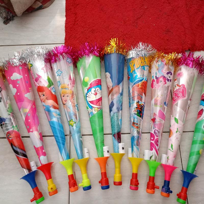 Mainan Terompet LED Jumbo Superstar Bagus untuk Tahun Baru Anak 3