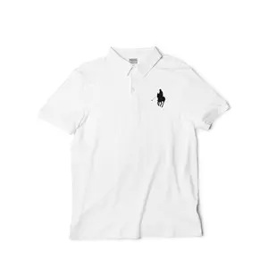 Kaos Polo Shirt Pria KUDA Lengan Pendek Warna Kerah Polos Seragam Dewasa