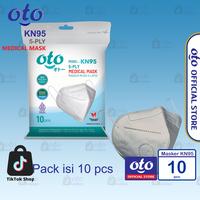 Gambar OTO Masker KN95 MEDICAL Mask 5-Ply Earloop Face 5 lapis isi 10 pcs dari OTO Adult Diapers Kota Administrasi Jakarta Utara 2 Tokopedia